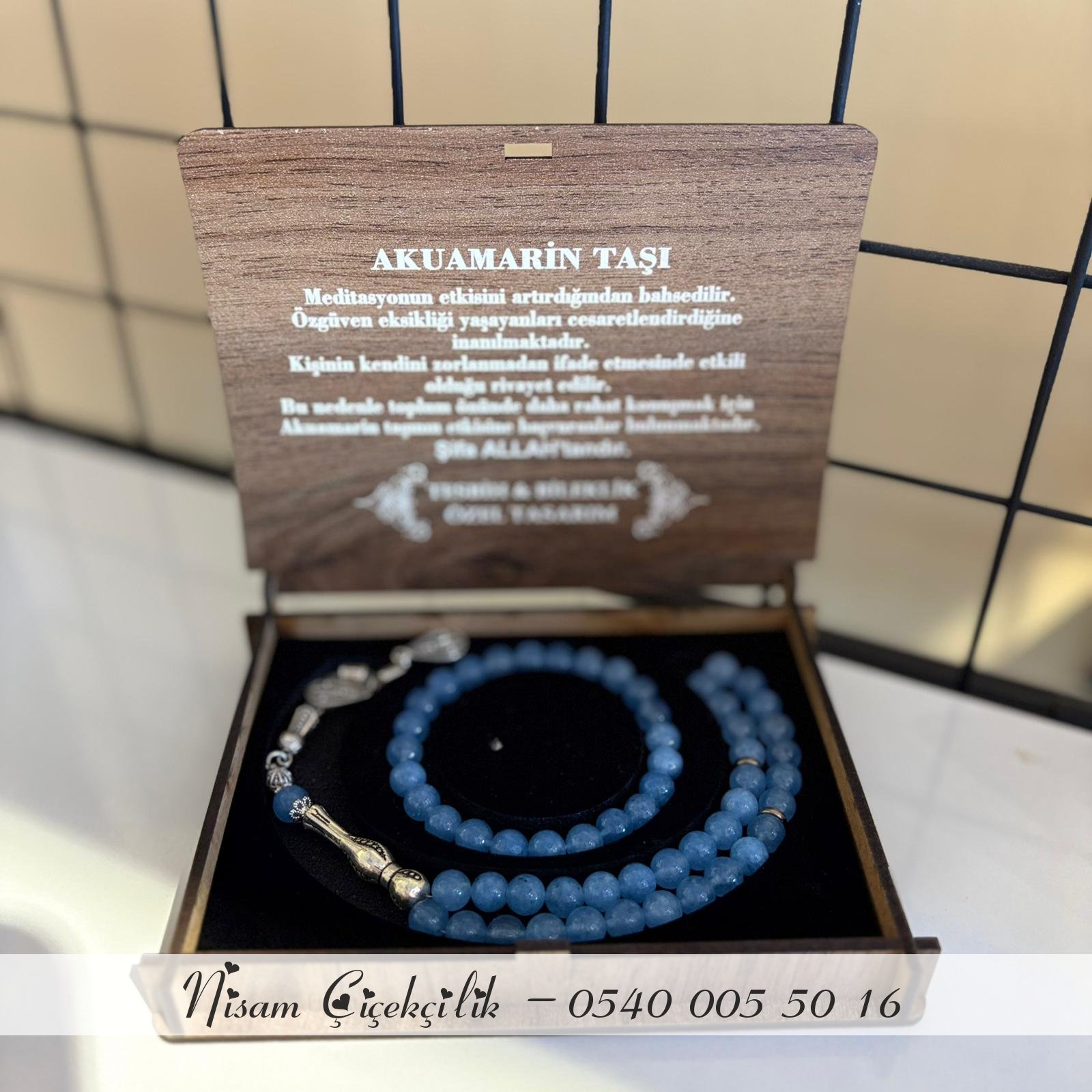 Tesbih ( Akuamarin Taşı )