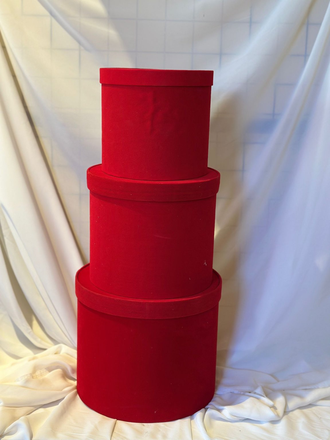 Kadife Kırmızı Renkli Kutu