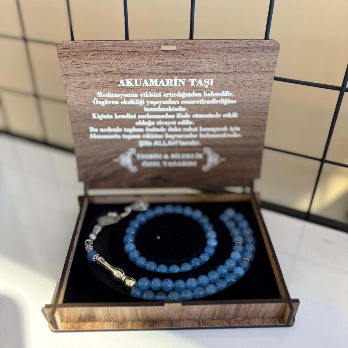 Tesbih ( Akuamarin Taşı )